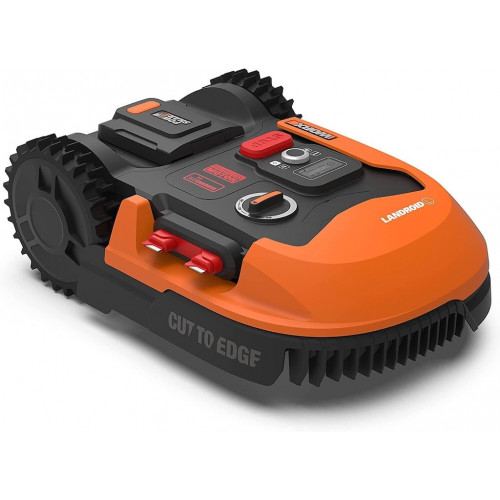 Robot tondeuse connecté jusqu'à 700 m² - WR165E - largeur coupe 18 cm - orange - Worx