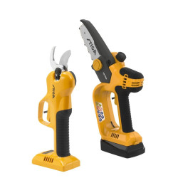 Kit d’élagage à batterie – SP 100e Kit – sécateur et scie d’élagage – batterie 20V 2Ah et chargeur inclus - Stiga