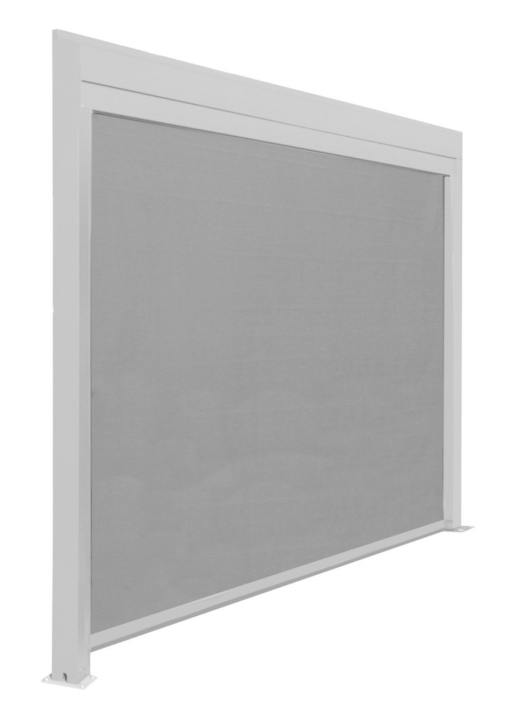 Rideau BioClim 4M pour Pergola Adossée Aluminium époxy TPEP - vue 2