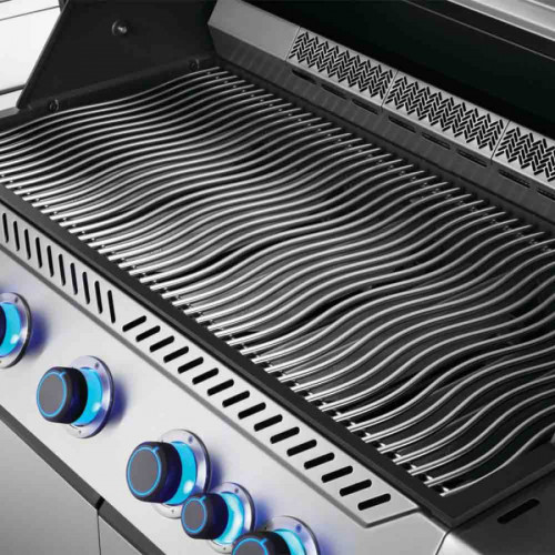 Barbecue à gaz – Prestige 665 RSIB – 5 brûleurs principaux – surface de cuisson 94x46cm – grilles en inox - Napoléon