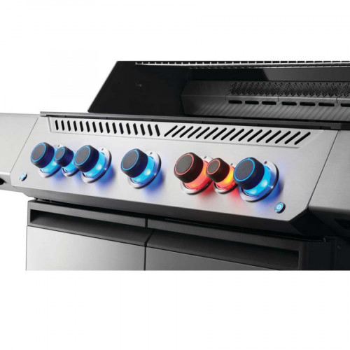 Barbecue à gaz – Prestige 665 RSIB – 5 brûleurs principaux – surface de cuisson 94x46cm – grilles en inox - Napoléon