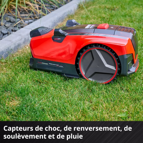 Robot-tondeuse caméra 600 m² – FREELEXO CAM PLUS 600 – Brushless 18 V - Wi-Fi - batterie 4,0 Ah - EINHELL 