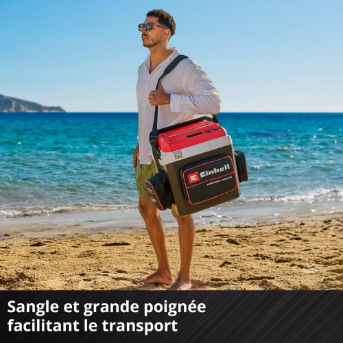 Glacière de chantier sans fil TE-COL 18/27 Li-Solo-sans batterie ni chargeur - EINHELL 