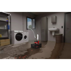 Kit de drainage 2-en-1 eaux claires et chargées – GE-DP 7535 N LL ECO – 750 W – 18 500 l/h – Particules 35 mm - EINHELL