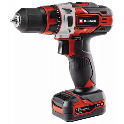 Perceuse-visseuse TE-CD 12/1 Li (1x2,0 Ah) - 12V - 30Nm - 2 vitesses - mandrin 10mm RECONDITIONNE de marque EINHELL , référence: B9022200