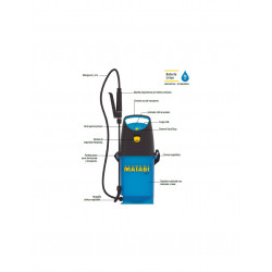 Pulvérisateur électrique à batterie – Matabi E7 EASY – 7 L – Batterie Li-Ion vendue séparément - MATABI