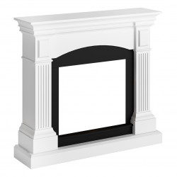 Habillage de cheminée pour Powerflame modèle Magna – Blanc pur - TAGU