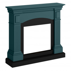 Habillage de cheminée pour Powerflame modèle Magna – Turquoise doux - TAGU