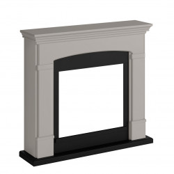 Habillage de cheminée pour Powerflame modèle Helmi – Beige clair - TAGU