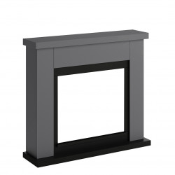 Habillage de cheminée pour Powerflame modèle Frode – Gris uni - TAGU