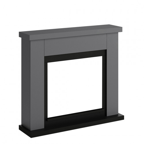 Habillage de cheminée pour Powerflame modèle Frode – Gris uni - TAGU