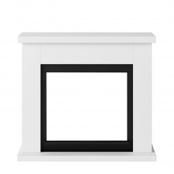 Habillage de cheminée pour Powerflame modèle Frode – Blanc pur de marque TAGU, référence: B8901900