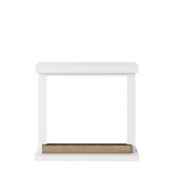 Habillage de cheminée pour Powerflame modèle Hagen – Blanc pur de marque TAGU, référence: B8903200