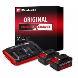 Kit premium jardin sans fil Einhell – Taille-haies 36V, coupe-bordure 36V, robot tondeuse + batteries 4.0Ah - EINHELL