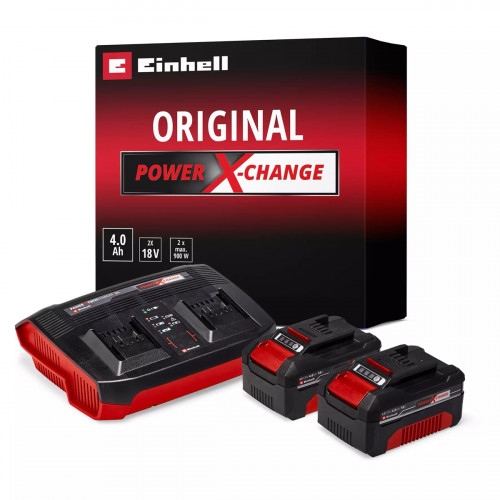 Kit premium jardin sans fil Einhell – Taille-haies 36V, coupe-bordure 36V, robot tondeuse + batteries 4.0Ah - EINHELL