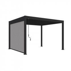 Store latéral manuel - 3M - Ombréa S2 - Anthracite - CHALET & JARDIN