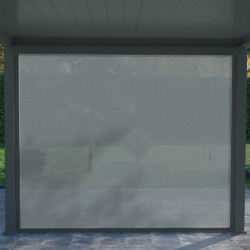 Store latéral manuel - 3M - Ombréa S2 - Anthracite - CHALET & JARDIN
