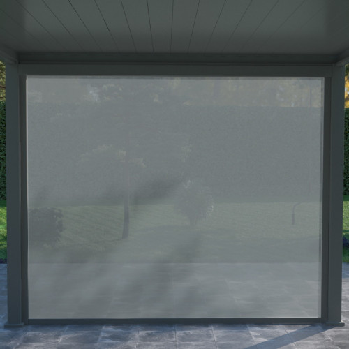 Store latéral manuel - 3M - Ombréa S2 - Anthracite - CHALET & JARDIN