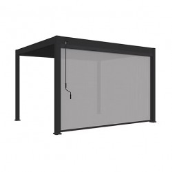Store latéral motorisé - 4M - Ombréa S2 - Anthracite de marque CHALET & JARDIN, référence: J9029500