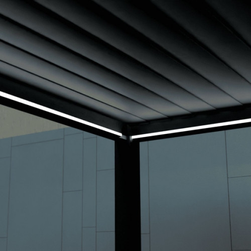 Kit éclairage LED - Pergola Ombréa - 3x4M - CHALET & JARDIN