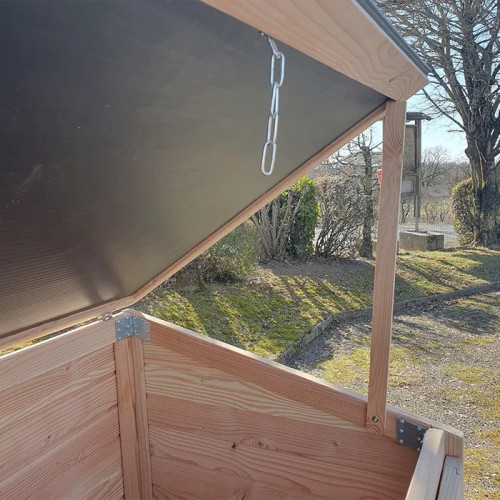 Coffre de jardin en bois - Trocadero Douglas - 1200L - Made in France - CHALET & JARDIN