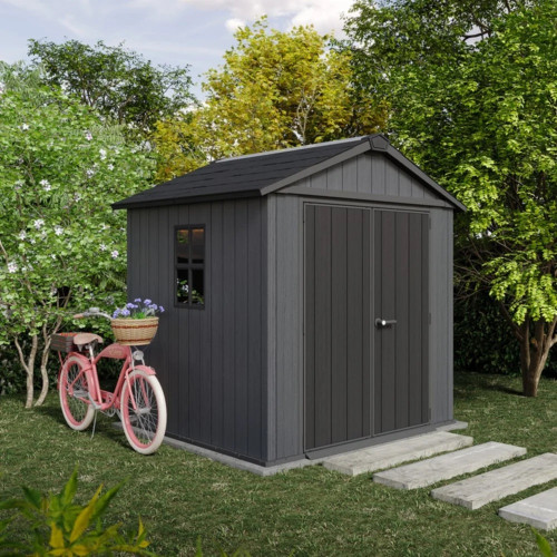 Abri de jardin - NEWTON PLUS 757 - anthracite - CHALET & JARDIN