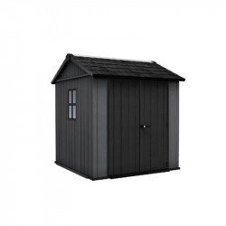 Abri de jardin - NEWTON PLUS 775 - anthracite de marque CHALET & JARDIN, référence: J9030700