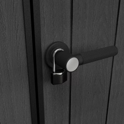 Abri de jardin 5,3 m² - Résiste aux intempéries - NEWTON PLUS 759 - Anthracite - - CHALET & JARDIN