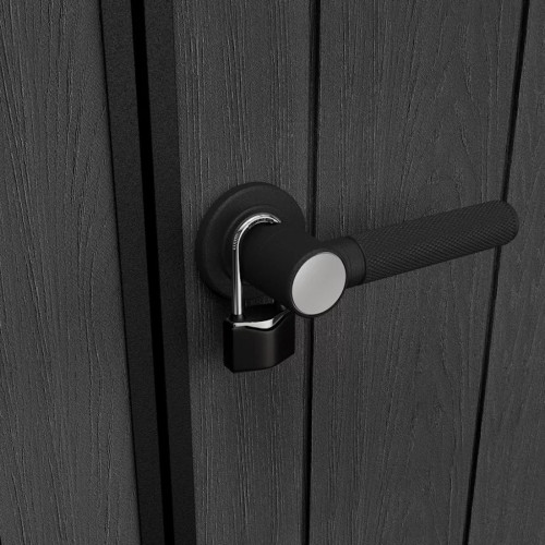 Abri de jardin 5,3 m² - Résiste aux intempéries - NEWTON PLUS 759 - Anthracite - - CHALET & JARDIN