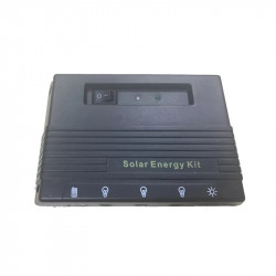 Station d’énergie solaire portable -SES-M - avec 3 ampoules et chargeur USB de marque CHALET & JARDIN, référence: B9031400