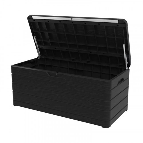 Coffre de jardin en résine 320 kg – 152 cm - DOLOMITI 640L Anthracite - CHALET & JARDIN