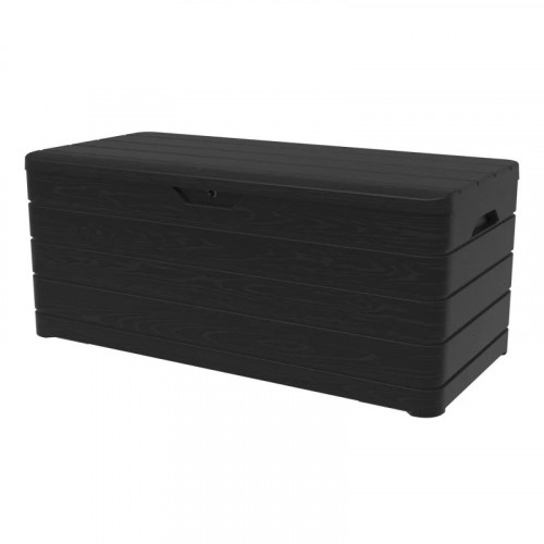 Coffre de jardin en résine 320 kg – 152 cm - DOLOMITI 640L Anthracite - CHALET & JARDIN