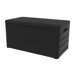 Coffre de jardin 320 kg en résine anthracite- Dolomiti 500L – 130 cm de marque CHALET & JARDIN, référence: J9032400