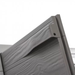 Armoire basse de jardin - Woody’s XL – 78 cm - Gris et taupe - CHALET & JARDIN