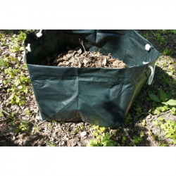 Sac à déchets de jardin TITANIUM – 47 x 47 x 45 cm – polyéthylène résistant de marque CHALET & JARDIN, référence: J9034000