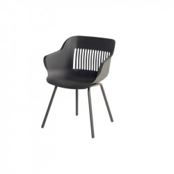 Ensemble table pliante 68 cm + 2 chaises de jardin en résine de marque CHALET & JARDIN, référence: J9036000