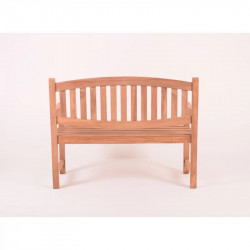 Banc 2 places en teck massif - CHALET & JARDIN