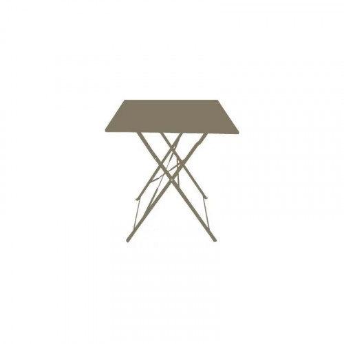 Table carrée pliante en acier 60 x 60 cm - CHALET & JARDIN