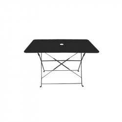 Table rectangulaire pliante en acier 110 x 70 cm - CHALET & JARDIN