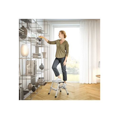 Marchepied double accès 2 marches – Hailo L90 Step-KE - hauteur de travail max. 2,40M - HAILO