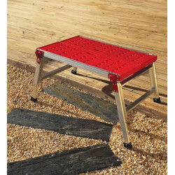 Plateforme de travail télescopique - Hailo PL090+ - hauteur de travail max. 2,6M de marque HAILO, référence: B9037400