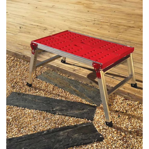Plateforme de travail télescopique - Hailo PL090+ - hauteur de travail max. 2,6M - HAILO
