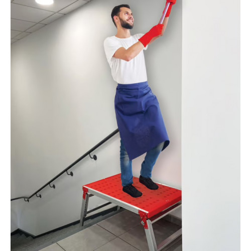 Plateforme de travail télescopique - Hailo PL090+ - hauteur de travail max. 2,6M - HAILO