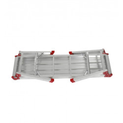 Plateforme de travail pliante - L. 1m20 - en aluminium - PL120 - hauteur de travail max. 2,5M - HAILO