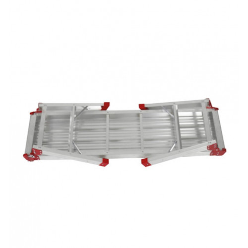 Plateforme de travail pliante - L. 1m20 - en aluminium - PL120 - hauteur de travail max. 2,5M - HAILO