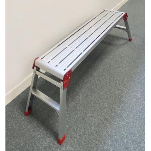 Plateforme de travail pliante - L. 1m20 - en aluminium - PL120 - hauteur de travail max. 2,5M - HAILO