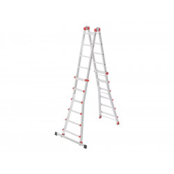 Échelle télescopique multifonction M80 – 4 x 6 échelons - 6,75M de marque HAILO, référence: B9038000