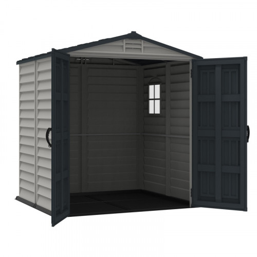 Abri de jardin en PVC - Storemate - 6x6 - 3,65m² - plancher inclus - Duramax