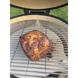 Barbecue Kamado 50 noir - Ø38.5 cm - Céramique émaillée - Housse et déflecteur inclus - Boschmarin