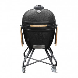 Barbecue Kamado XXL70 noir - Ø59.4 cm - Grand modèle charbon - Housse et déflecteur inclus de marque Boschmarin, référence: J9045800